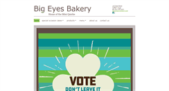 Desktop Screenshot of bigeyesbakery.com